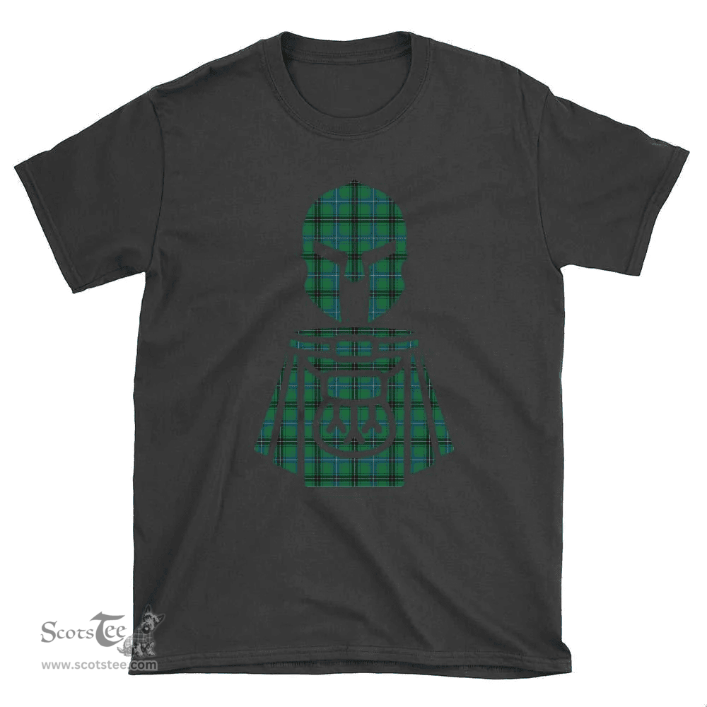 Scottish Henderson Ancient Clan Tartan T-Shirt 2D - Kilt Warrior Style Scottish Plaid Tartan Plaid