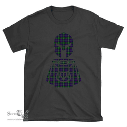 Scottish Inglis Modern Clan Tartan T-Shirt 2D - Kilt Warrior Style Scottish Plaid Tartan Plaid
