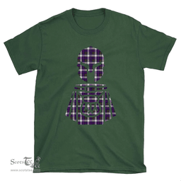 Scottish MacDonald Dress Modern Clan Tartan T-Shirt 2D - Kilt Warrior Style Scottish Plaid Tartan Plaid