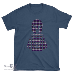 Scottish MacDonald Dress Modern Clan Tartan T-Shirt 2D - Kilt Warrior Style Scottish Plaid Tartan Plaid