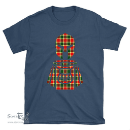 Scottish Gibbs Clan Tartan T-Shirt 2D - Kilt Warrior Style Scottish Plaid Tartan Plaid