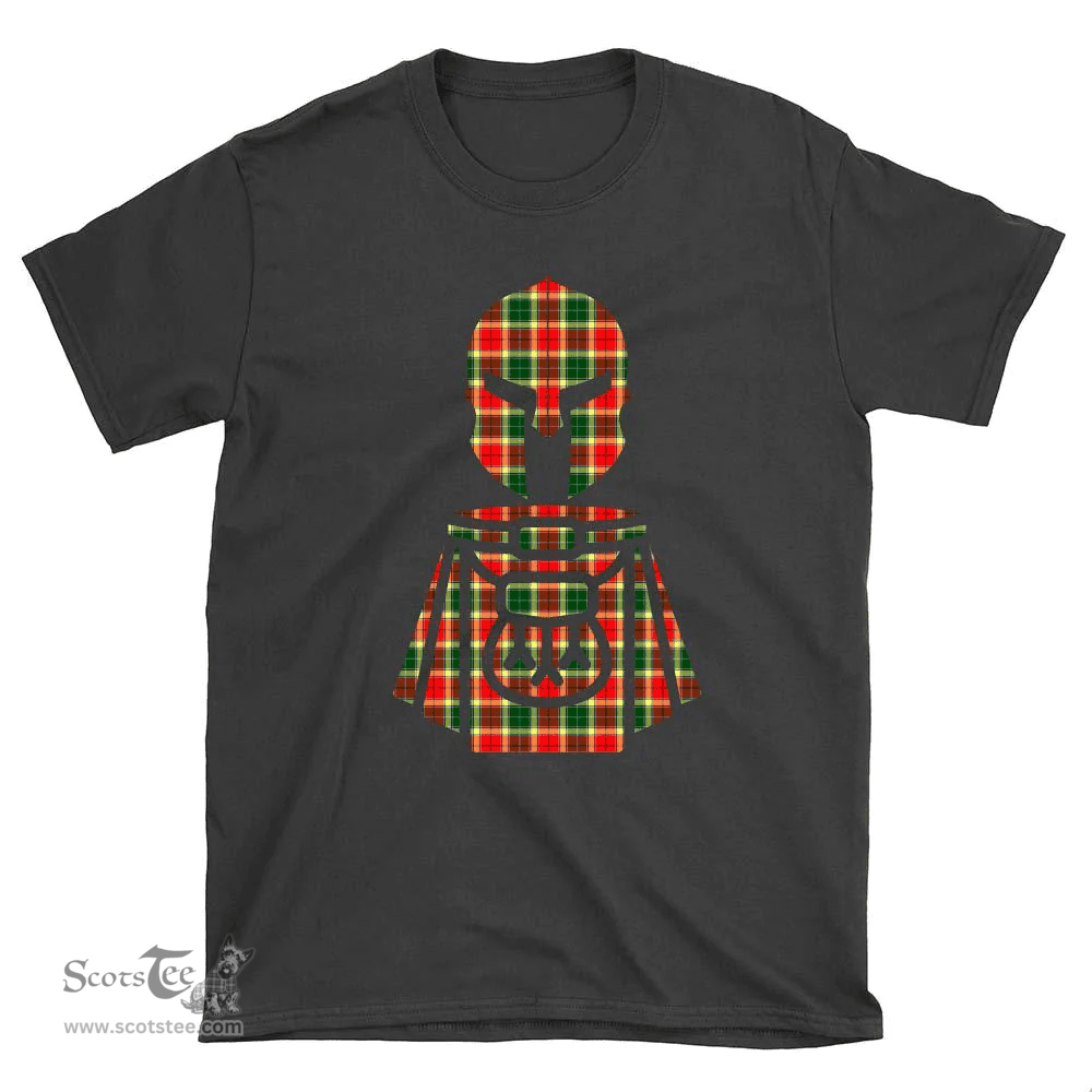 Scottish Gibbs Clan Tartan T-Shirt 2D - Kilt Warrior Style Scottish Plaid Tartan Plaid