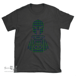 Scottish Gordon Modern Clan Tartan T-Shirt 2D - Kilt Warrior Style Scottish Plaid Tartan Plaid