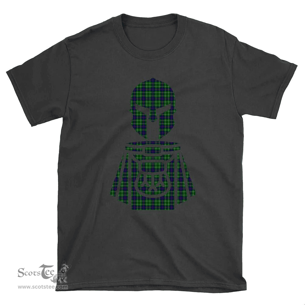 Scottish Duncan Modern Clan Tartan T-Shirt 2D - Kilt Warrior Style Scottish Plaid Tartan Plaid