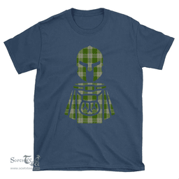 Scottish Cunningham Dress Green Dancers Clan Tartan T-Shirt 2D - Kilt Warrior Style Scottish Plaid Tartan Plaid
