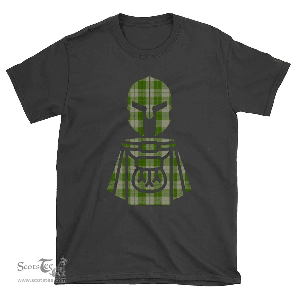 Scottish Cunningham Dress Green Dancers Clan Tartan T-Shirt 2D - Kilt Warrior Style Scottish Plaid Tartan Plaid
