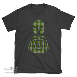 Scottish Cunningham Dress Green Dancers Clan Tartan T-Shirt 2D - Kilt Warrior Style Scottish Plaid Tartan Plaid