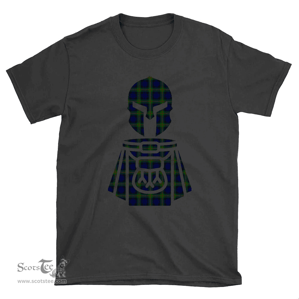 Scottish Gunn Modern Clan Tartan T-Shirt 2D - Kilt Warrior Style Scottish Plaid Tartan Plaid