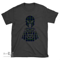 Scottish Gunn Modern Clan Tartan T-Shirt 2D - Kilt Warrior Style Scottish Plaid Tartan Plaid