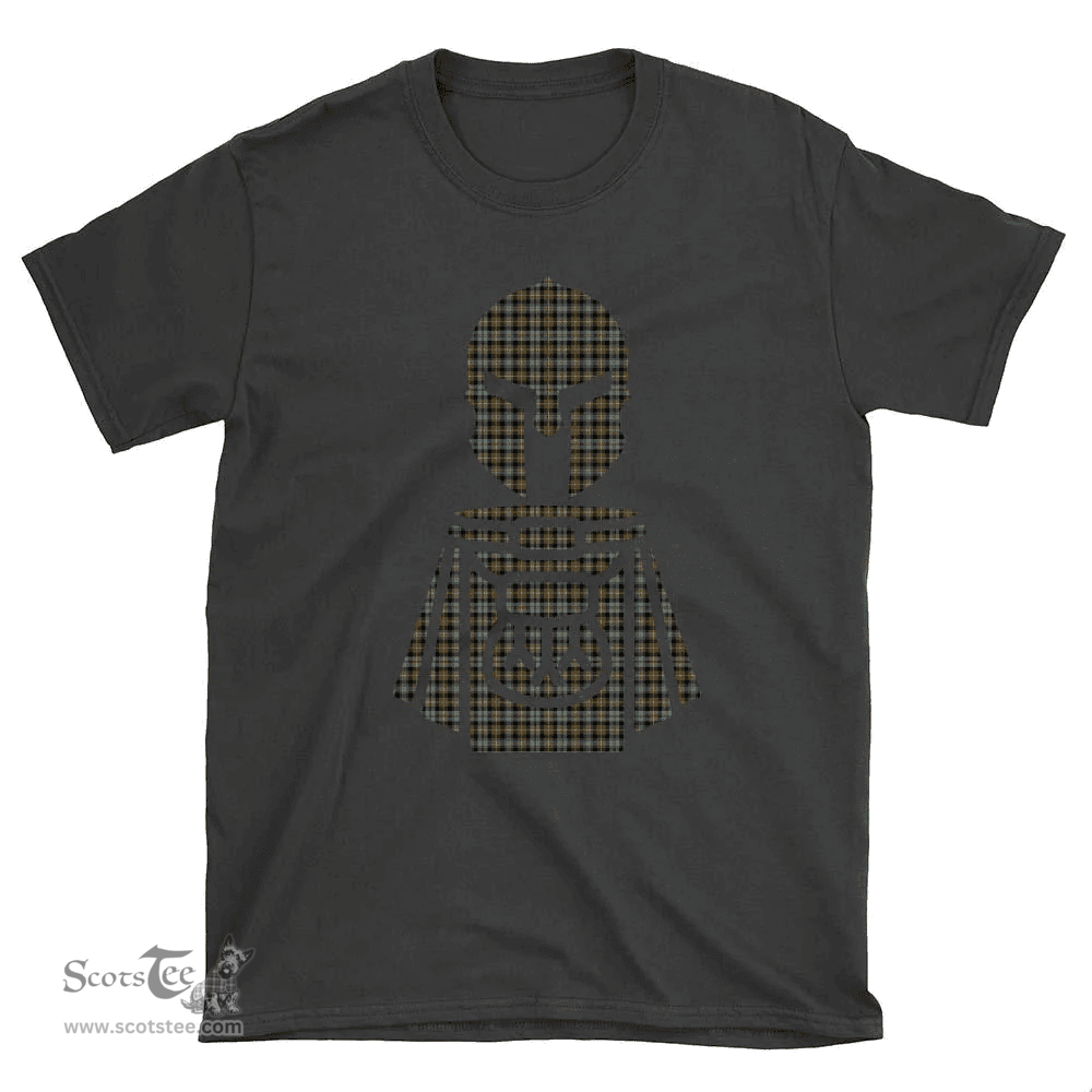 Scottish Farquharson Weathered Clan Tartan T-Shirt 2D - Kilt Warrior Style Scottish Plaid Tartan Plaid