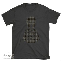 Scottish Farquharson Weathered Clan Tartan T-Shirt 2D - Kilt Warrior Style Scottish Plaid Tartan Plaid