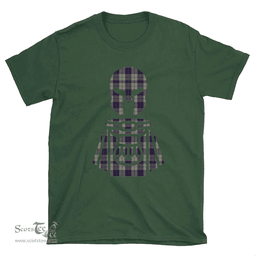 Scottish Cunningham Dress Blue Dancers Clan Tartan T-Shirt 2D - Kilt Warrior Style Scottish Plaid Tartan Plaid