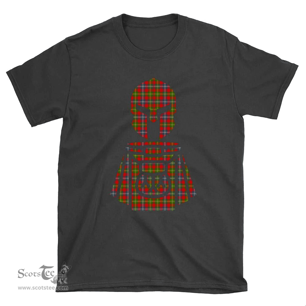 Scottish Forrester Clan Tartan T-Shirt 2D - Kilt Warrior Style Scottish Plaid Tartan Plaid