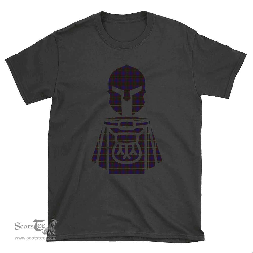 Scottish Durie Clan Tartan T-Shirt 2D - Kilt Warrior Style Scottish Plaid Tartan Plaid