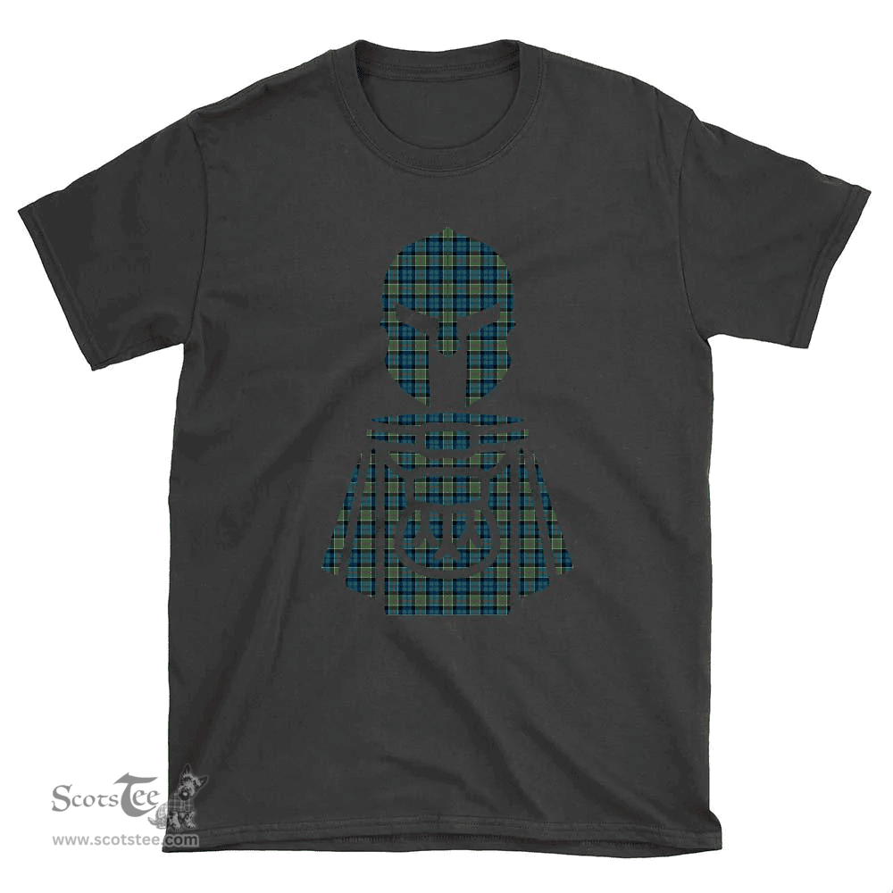Scottish Colquhoun Ancient Clan Tartan T-Shirt 2D - Kilt Warrior Style Scottish Plaid Tartan Plaid