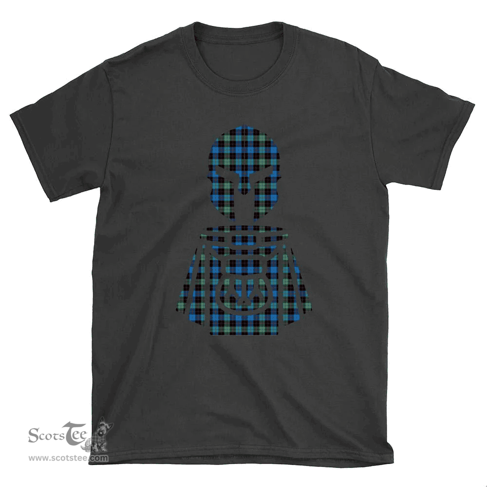 Scottish Guthrie Ancient Clan Tartan T-Shirt 2D - Kilt Warrior Style Scottish Plaid Tartan Plaid