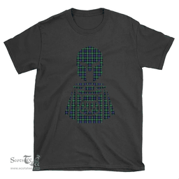 Scottish Farquharson Ancient Clan Tartan T-Shirt 2D - Kilt Warrior Style Scottish Plaid Tartan Plaid