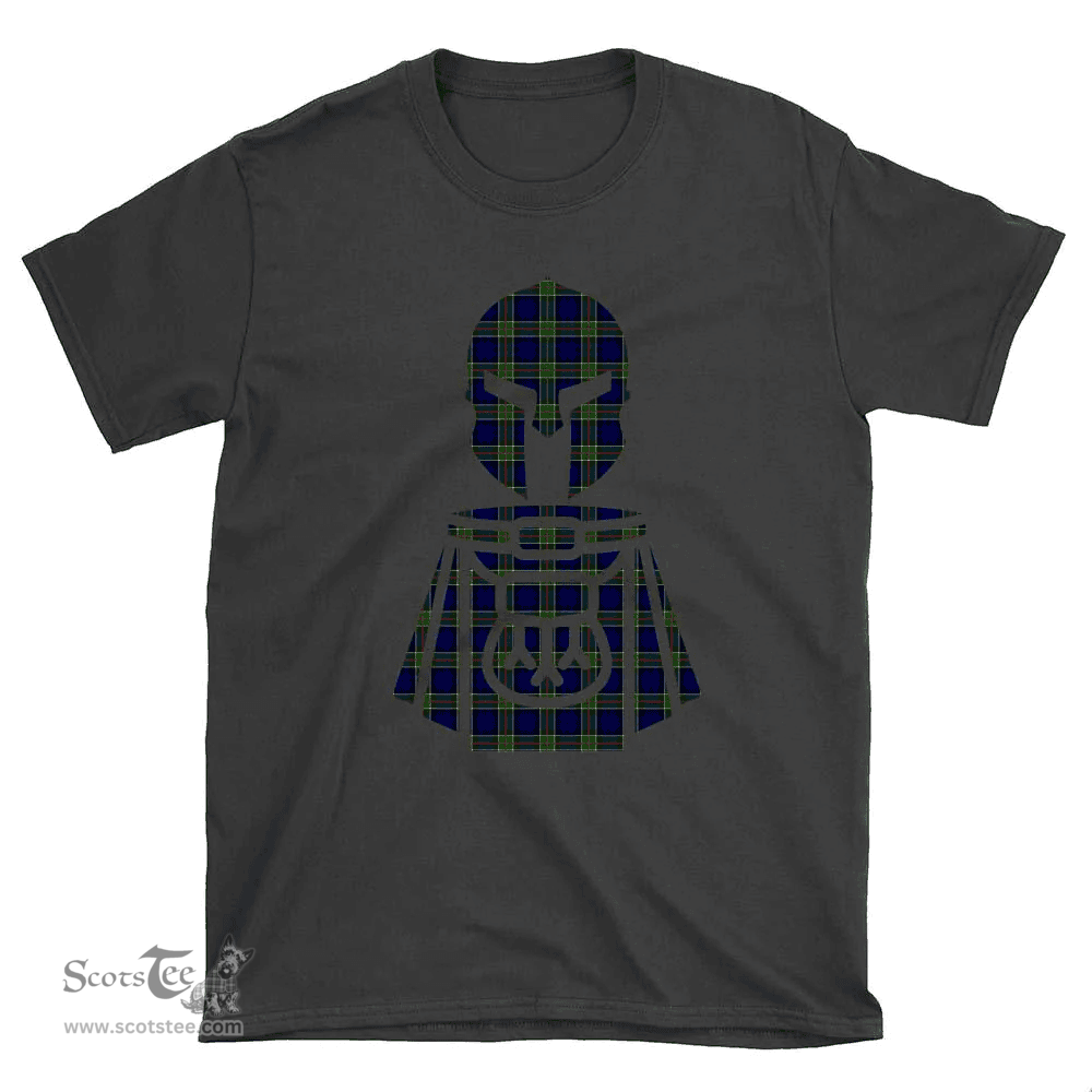 Scottish Colquhoun Modern Clan Tartan T-Shirt 2D - Kilt Warrior Style Scottish Plaid Tartan Plaid