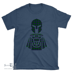 Scottish Carmichael Modern Clan Tartan T-Shirt 2D - Kilt Warrior Style Scottish Plaid Tartan Plaid