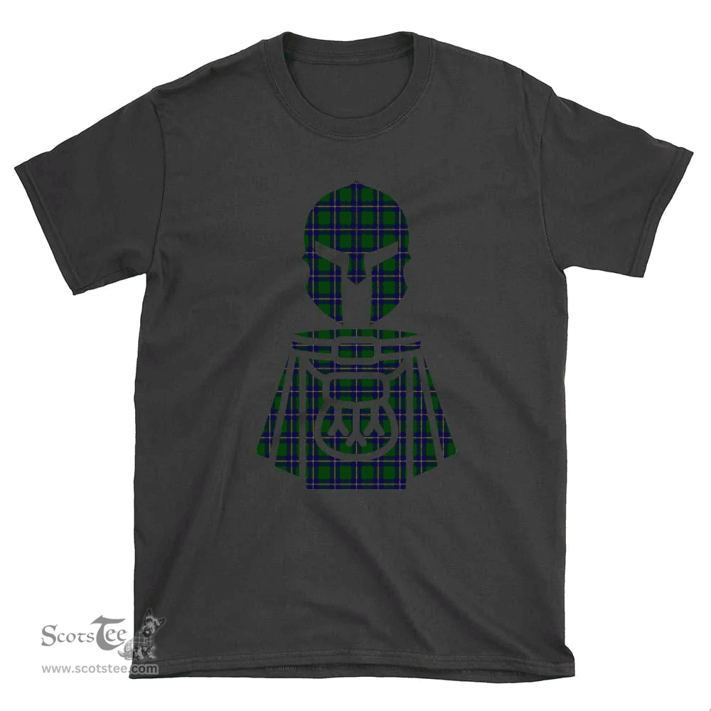 Scottish Carmichael Modern Clan Tartan T-Shirt 2D - Kilt Warrior Style Scottish Plaid Tartan Plaid