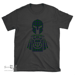 Scottish Carmichael Modern Clan Tartan T-Shirt 2D - Kilt Warrior Style Scottish Plaid Tartan Plaid