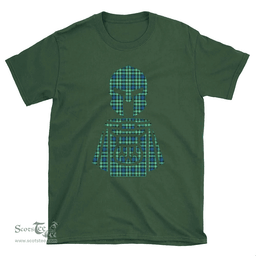 Scottish Graham of Montrose Ancient Clan Tartan T-Shirt 2D - Kilt Warrior Style Scottish Plaid Tartan Plaid