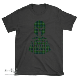 Scottish Cranstoun Clan Tartan T-Shirt 2D - Kilt Warrior Style Scottish Plaid Tartan Plaid