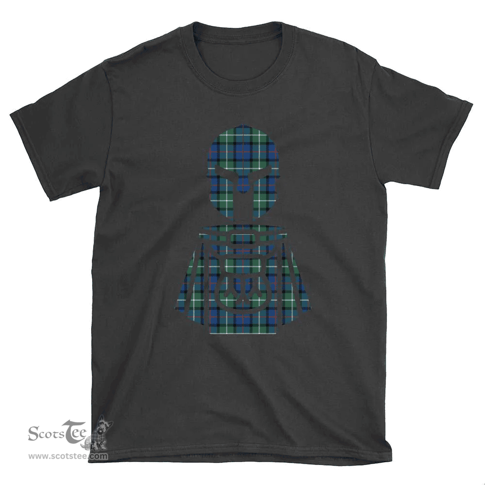 Scottish Davidson of Tulloch Clan Tartan T-Shirt 2D - Kilt Warrior Style Scottish Plaid Tartan Plaid