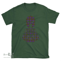 Scottish Carnegie Ancient Clan Tartan T-Shirt 2D - Kilt Warrior Style Scottish Plaid Tartan Plaid