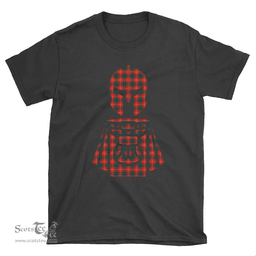 Scottish Chisholm Ancient Clan Tartan T-Shirt 2D - Kilt Warrior Style Scottish Plaid Tartan Plaid