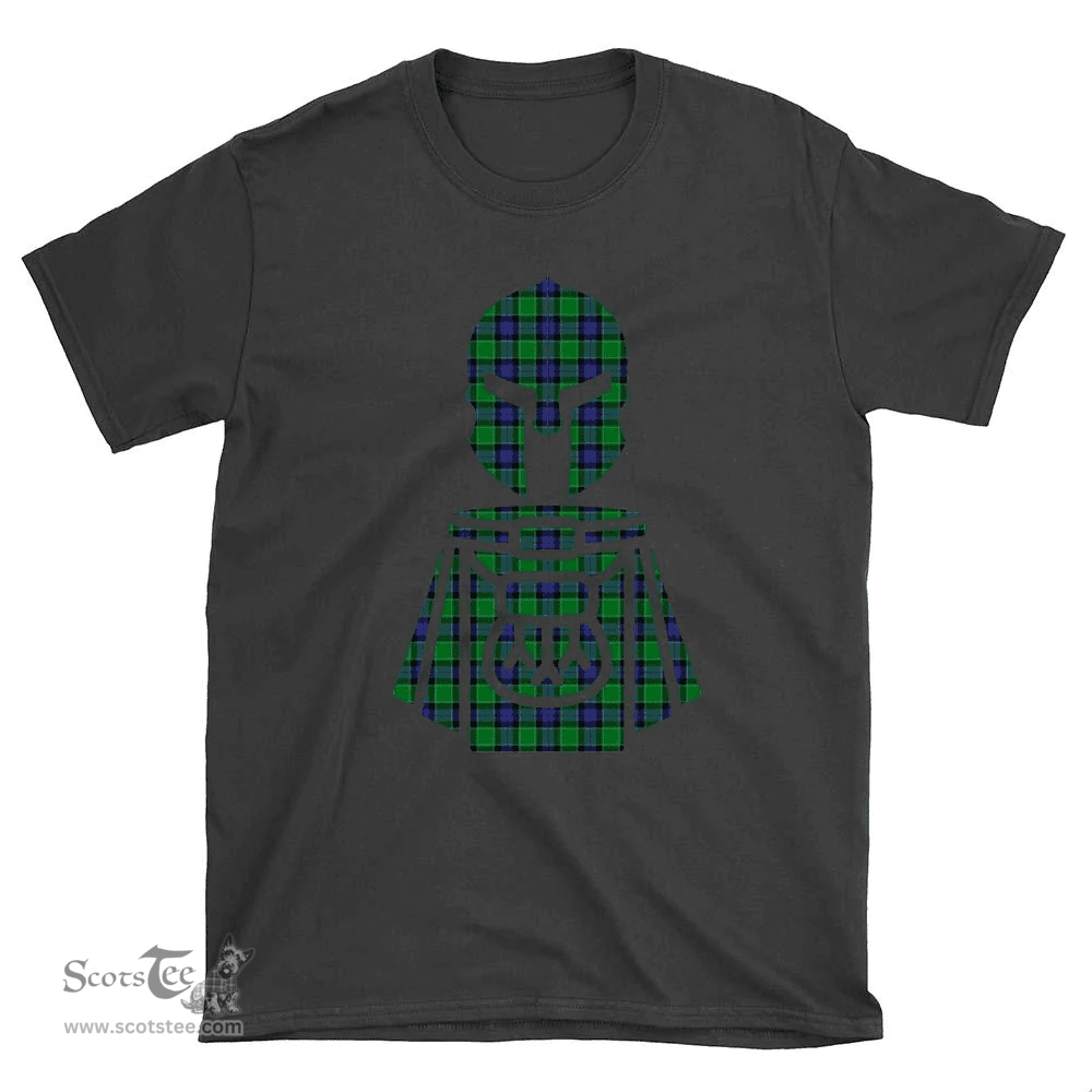 Scottish Graham of Menteith Modern Clan Tartan T-Shirt 2D - Kilt Warrior Style Scottish Plaid Tartan Plaid