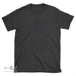 Scottish Fletcher of Dunans Clan Tartan T-Shirt 2D - Kilt Warrior Style Scottish Plaid Tartan Plaid