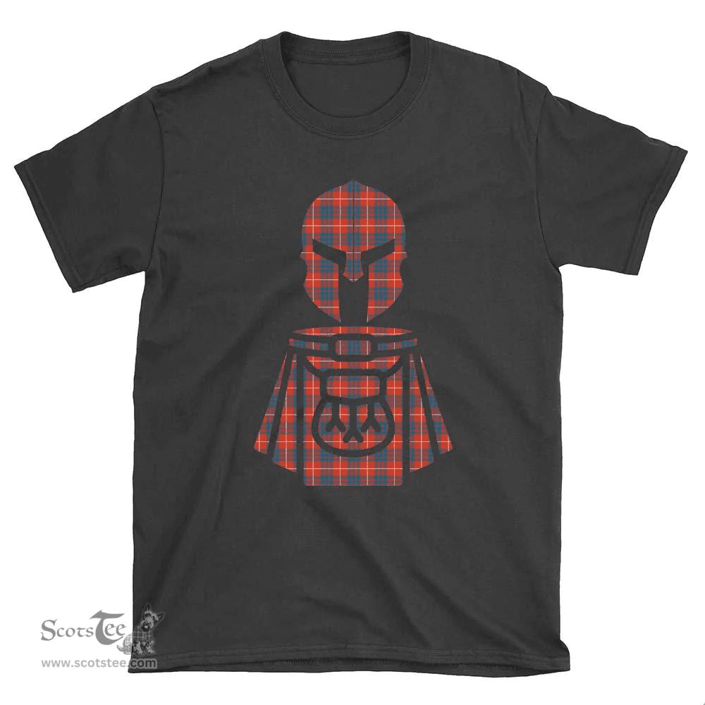 Scottish Hamilton Ancient Clan Tartan T-Shirt 2D - Kilt Warrior Style Scottish Plaid Tartan Plaid