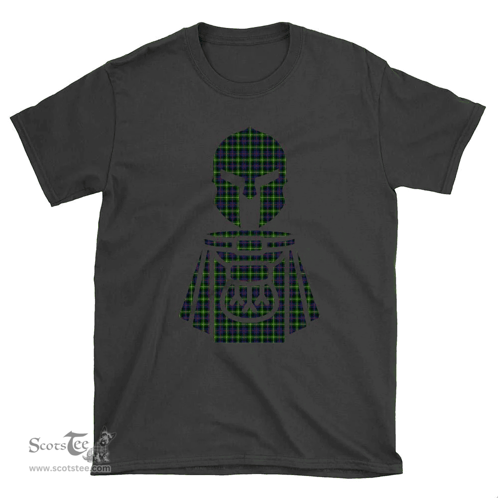 Scottish Farquharson Modern Clan Tartan T-Shirt 2D - Kilt Warrior Style Scottish Plaid Tartan Plaid