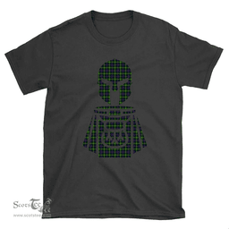Scottish Farquharson Modern Clan Tartan T-Shirt 2D - Kilt Warrior Style Scottish Plaid Tartan Plaid