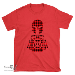 Scottish Cunningham Modern Clan Tartan T-Shirt 2D - Kilt Warrior Style Scottish Plaid Tartan Plaid