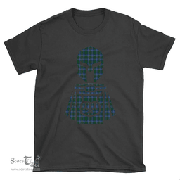 Scottish Cockburn Ancient Clan Tartan T-Shirt 2D - Kilt Warrior Style Scottish Plaid Tartan Plaid