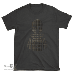 Scottish Gordon Weathered Clan Tartan T-Shirt 2D - Kilt Warrior Style Scottish Plaid Tartan Plaid