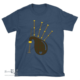 Scottish Gray Clan Tartan T-Shirt 2D - Bagpipes Style Scottish Plaid Tartan Plaid