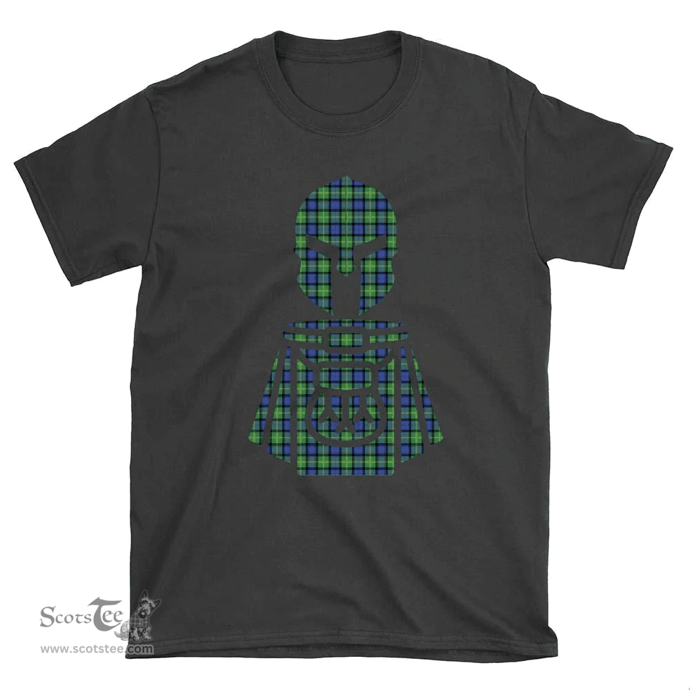 Scottish Gordon Old Ancient Clan Tartan T-Shirt 2D - Kilt Warrior Style Scottish Plaid Tartan Plaid