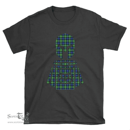 Scottish Gordon Old Ancient Clan Tartan T-Shirt 2D - Kilt Warrior Style Scottish Plaid Tartan Plaid