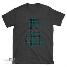 Scottish Graham of Menteith Ancient Clan Tartan T-Shirt 2D - Kilt Warrior Style Scottish Plaid Tartan Plaid