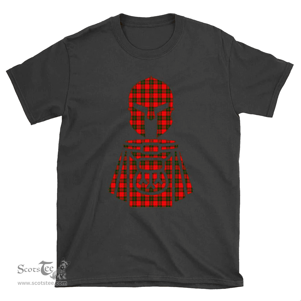 Scottish Dunbar Modern Clan Tartan T-Shirt 2D - Kilt Warrior Style Scottish Plaid Tartan Plaid