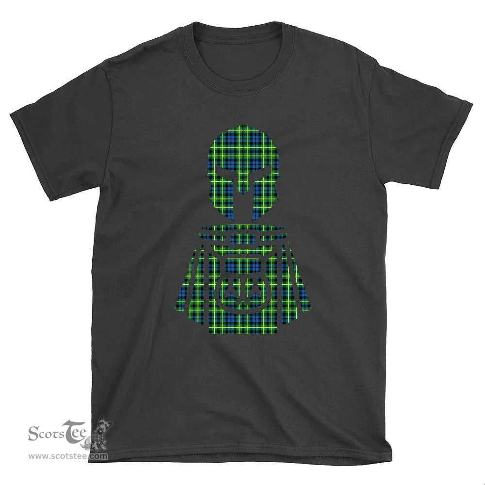 Scottish Campbell of Breadalbane Ancient Clan Tartan T-Shirt 2D - Kilt Warrior Style Scottish Plaid Tartan Plaid