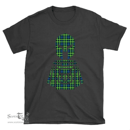 Scottish Campbell of Breadalbane Ancient Clan Tartan T-Shirt 2D - Kilt Warrior Style Scottish Plaid Tartan Plaid