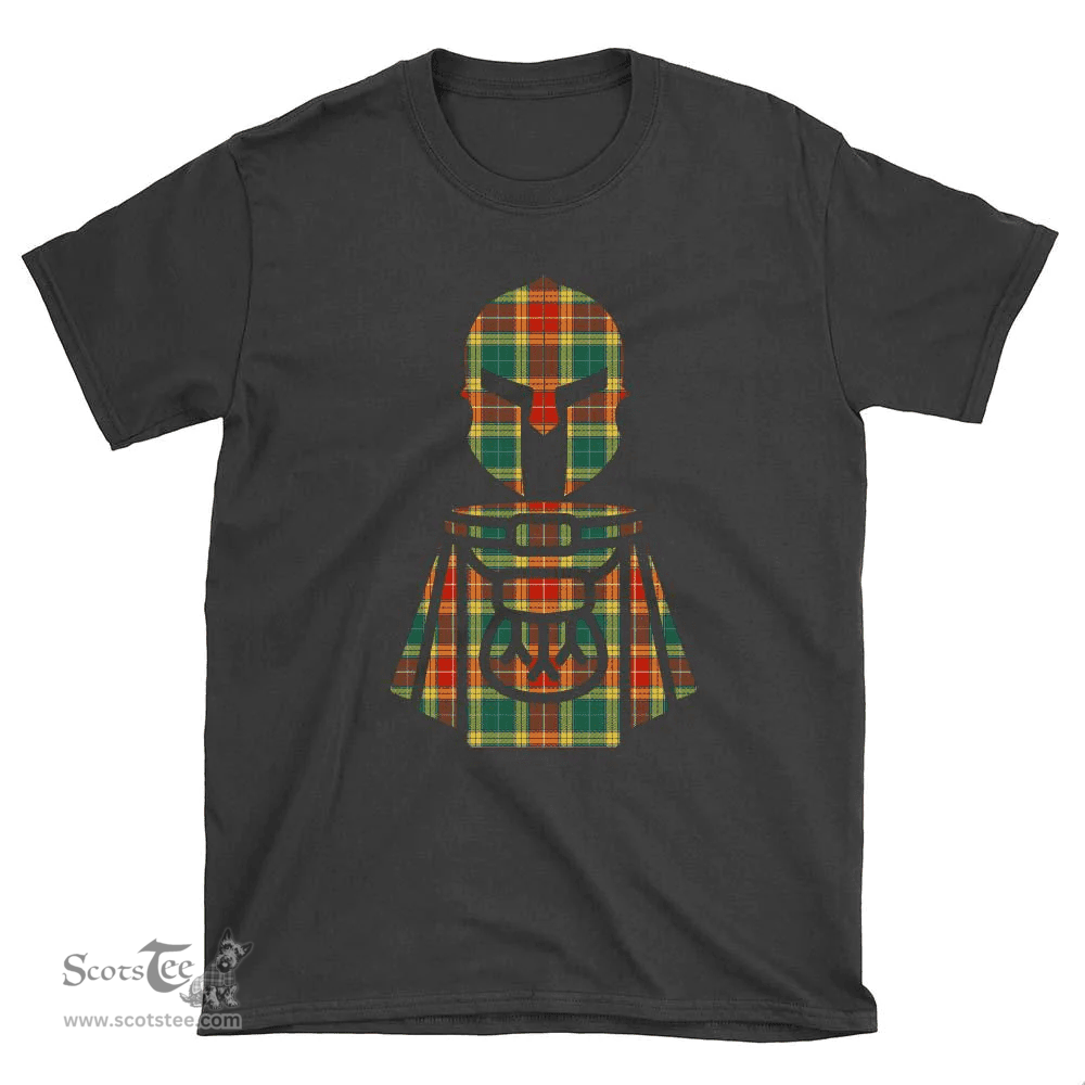 Scottish Buchanan Old Sett Clan Tartan T-Shirt 2D - Kilt Warrior Style Scottish Plaid Tartan Plaid