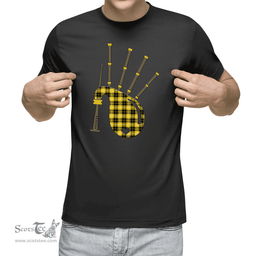Scottish Barclay Dress Modern Clan Tartan T-Shirt 2D - Bagpipes Style Scottish Plaid Tartan Plaid