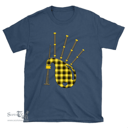 Scottish Barclay Dress Modern Clan Tartan T-Shirt 2D - Bagpipes Style Scottish Plaid Tartan Plaid