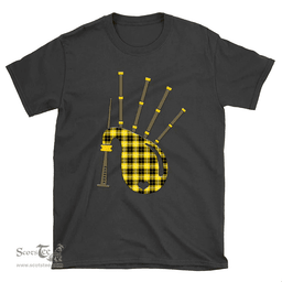 Scottish Barclay Dress Modern Clan Tartan T-Shirt 2D - Bagpipes Style Scottish Plaid Tartan Plaid