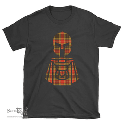 Scottish Buchanan Old Set Weathered Clan Tartan T-Shirt 2D - Kilt Warrior Style Scottish Plaid Tartan Plaid